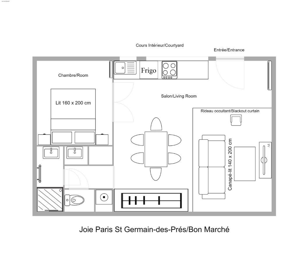 Joie Paris St Germain-Des-Pres - Bon Marche Διαμέρισμα Εξωτερικό φωτογραφία